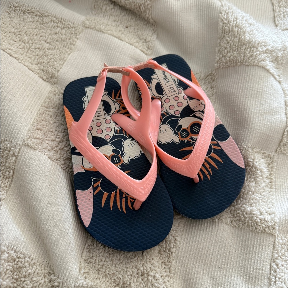 Disney Gap toddler Flip Flops with Cartoon Design